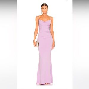 Katie May Surreal Gown Lilac Small, formal maxi dress